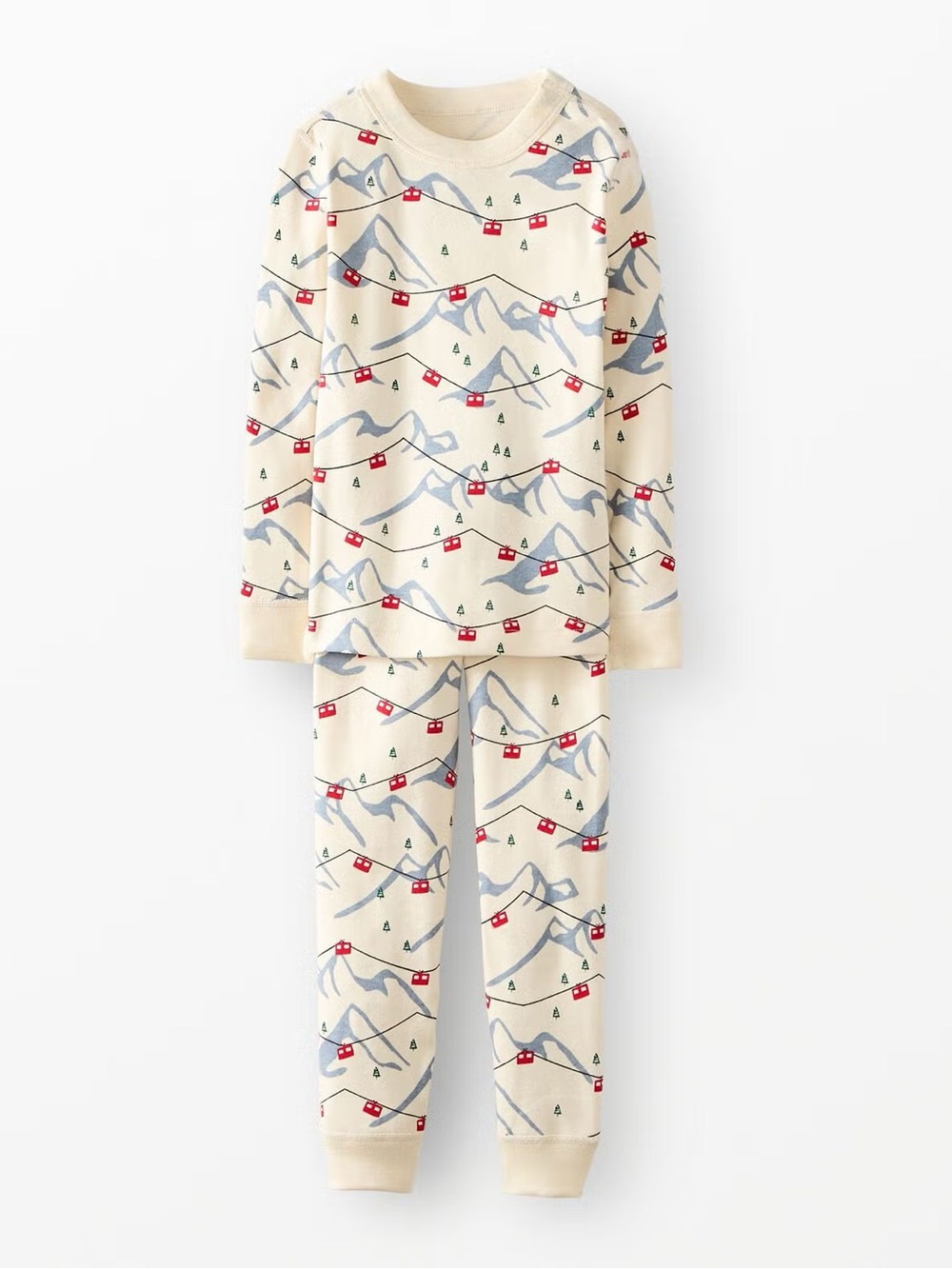 HANNA ANDERSON ORGANIC COTTON GONDOLA 2pc PJ set.  Youth 12 & 14 years